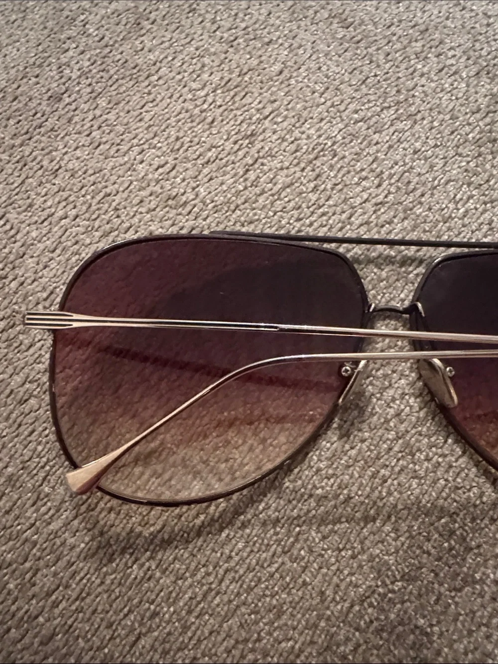 DITA CONDOR Aviator Sunglasses with Brown Gradient Lenses and Gold Frame